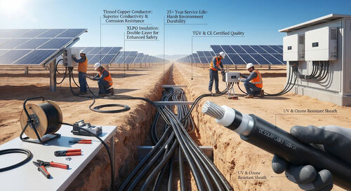 Latest company news about Cable solaire CC: câblage photovoltaïque certifié TUV à haute performance pour les projets solaires mondiaux