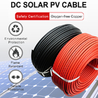 Single Core TUV DC Solar Cable 6mm2 High Temperature Resistant