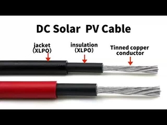 Cable solaire photovoltaïque à noyau unique de 4 mm H1Z2Z2-K PV1-F pour panneau solaire